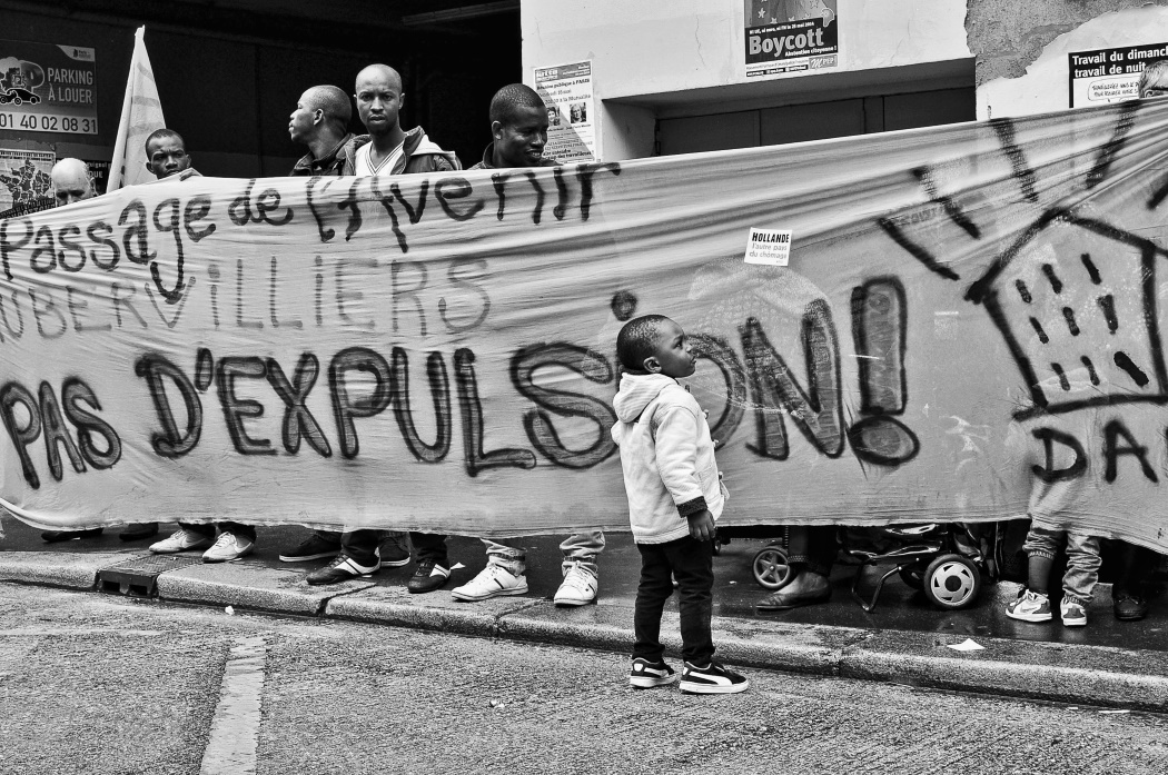 Manifestation contre les expulsions - Paris - 2014 - Tirage 1